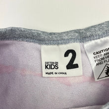 Load image into Gallery viewer, Girls Cotton On, soft feel stretchy long sleeve pyjama top, EUC, size 2,  