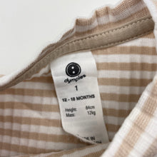 Load image into Gallery viewer, Unisex Dymples, striped ribbed tee / top, FUC, size 1,  