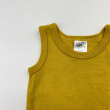 Load image into Gallery viewer, Unisex Baby Berry, yellow cotton singletsuit / romper, FUC, size 000,  