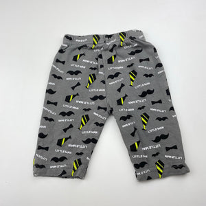 Boys MY BABY COLLECTION, cotton pants / bottoms, elasticated, GUC, size 000-00,  