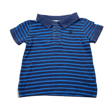 Load image into Gallery viewer, Boys Cotton On, striped cotton polo shirt top, FUC, size 2,  