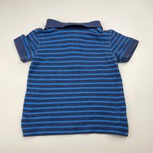 Load image into Gallery viewer, Boys Cotton On, striped cotton polo shirt top, FUC, size 2,  