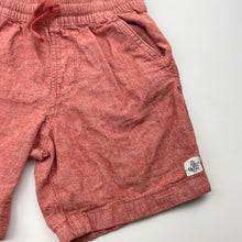 Load image into Gallery viewer, Boys Target, cotton / linen shorts, elasticated, GUC, size 6,  