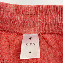 Load image into Gallery viewer, Boys Target, cotton / linen shorts, elasticated, GUC, size 6,  