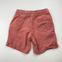 Load image into Gallery viewer, Boys Target, cotton / linen shorts, elasticated, GUC, size 6,  