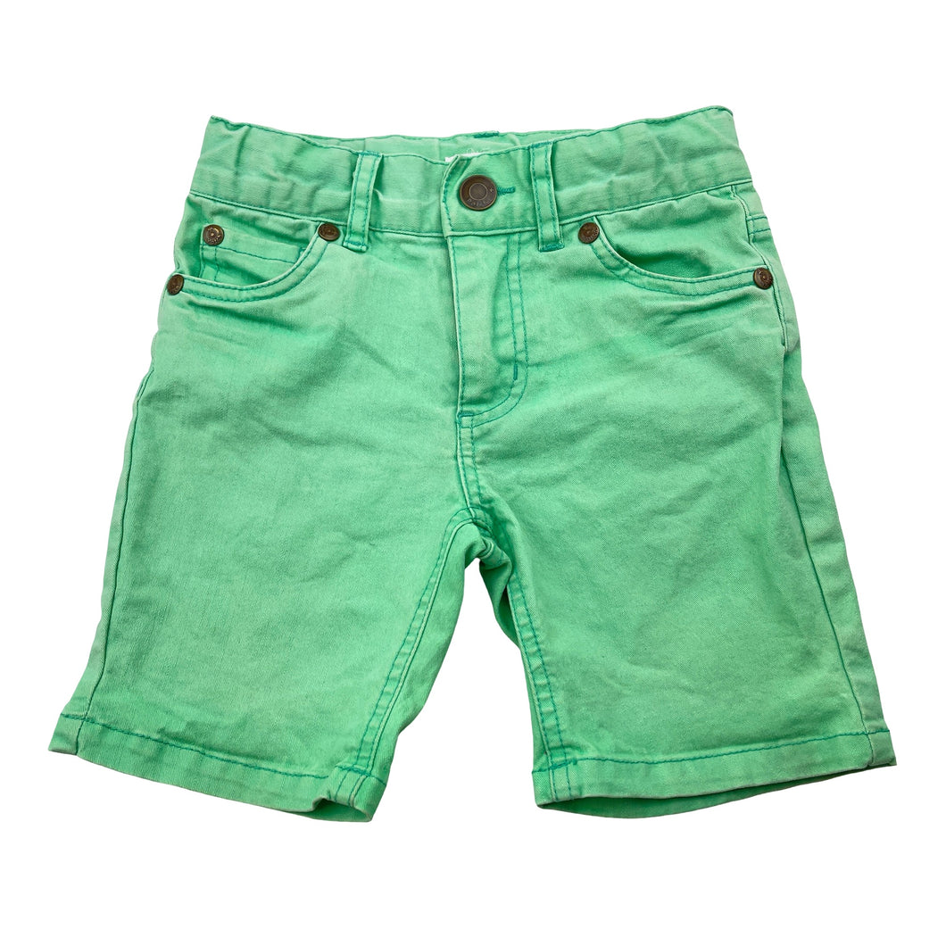 Boys Pumpkin Patch, green stretch cotton shorts, adjustable, FUC, size 2,  