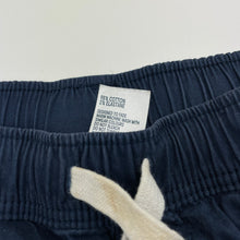 Load image into Gallery viewer, Boys Anko, navy stretch cotton shorts, elasticated, FUC, size 8,  
