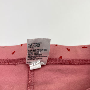 Girls Anko, pink bike shorts, elasticated, FUC, size 9,  