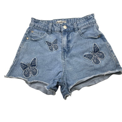 Girls Breakers, stretch denim jean shorts, adjustable, GUC, size 8,  