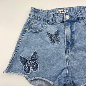 Girls Breakers, stretch denim jean shorts, adjustable, GUC, size 8,  