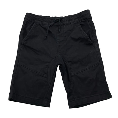 Boys Target, black stretch cotton shorts, elasticated, FUC, size 10,  