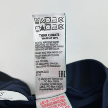 Load image into Gallery viewer, Girls M&amp;S, navy &amp; black leggings, Inside leg: 54cm, EUC, size 9-10,  
