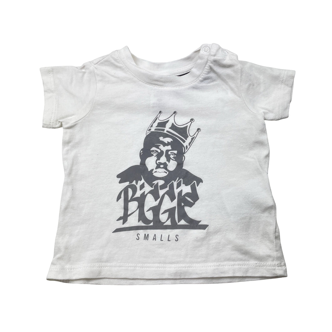 Unisex Cotton On, The Notorious B.I.G. cotton tee / top, GUC, size 000,  