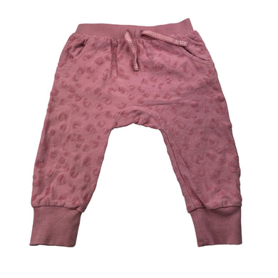 Girls Target, cotton casual pants, elasticated, GUC, size 1,  