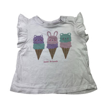 Load image into Gallery viewer, Girls Dymples, cotton tee / top, ice creams, GUC, size 0,  