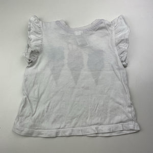 Girls Dymples, cotton tee / top, ice creams, GUC, size 0,  