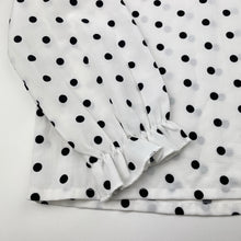 Load image into Gallery viewer, Girls PatPat, lightweight spotted long sleeve top, EUC, size 8-9,  