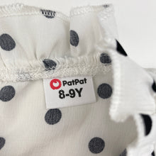 Load image into Gallery viewer, Girls PatPat, lightweight spotted long sleeve top, EUC, size 8-9,  