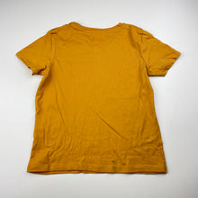 Load image into Gallery viewer, Unisex Cotton On, yellow cotton tee / top, marks back hem, FUC, size 4,  