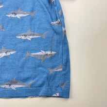Load image into Gallery viewer, Boys Dymples, lightweight cotton tee / top, sharks, FUC, size 1,  