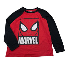 Load image into Gallery viewer, Boys Marvel, Spiderman cotton long sleeve pyjama top, FUC, size 5,  