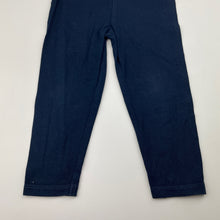 Load image into Gallery viewer, Girls Anko, navy stretchy leggings, Inside leg: 26cm, EUC, size 2,  