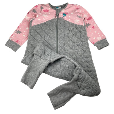 Girls Love to Dream, 3.5 Tog SLEEP SUIT, light marks right sleeve, FUC, size 1,  