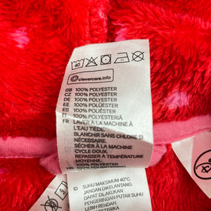 Girls H&M, Disney Minnie Mouse fleece dressing gown / bath robe, small marks, FUC, size 5-6,  