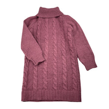 Load image into Gallery viewer, Girls Anko, cable knit sweater dress, pilling, FUC, size 4, L: 53cm