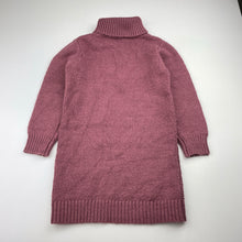Load image into Gallery viewer, Girls Anko, cable knit sweater dress, pilling, FUC, size 4, L: 53cm