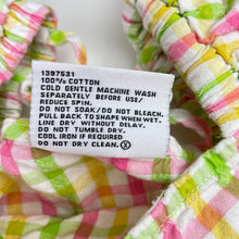 Load image into Gallery viewer, Girls Mango, checked cotton summer dress, GUC, size 5, L: 58cm