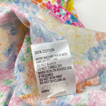 Load image into Gallery viewer, Girls Anko, colourful floral cotton dress, GUC, size 3, L: 49cm