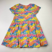 Load image into Gallery viewer, Girls Anko, colourful floral cotton dress, GUC, size 3, L: 49cm