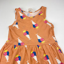 Load image into Gallery viewer, Girls H&amp;M, cotton casual summer dress, GUC, size 5-6, L: 56cm
