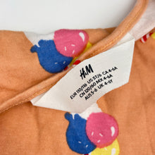 Load image into Gallery viewer, Girls H&amp;M, cotton casual summer dress, GUC, size 5-6, L: 56cm