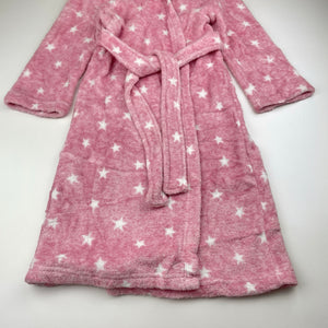Girls Anko, soft fleece dressing gown / bath robe, EUC, size 5,  