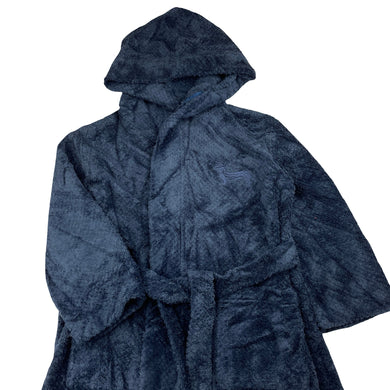 Boys Peter Alexander, navy fleece dressing gown / bath robe, GUC, size 4,  