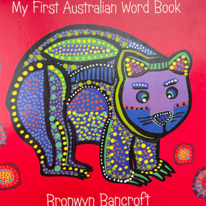 Books W is for Wombat, by Bronwyn Bancroft, board book, GUC, size ,  