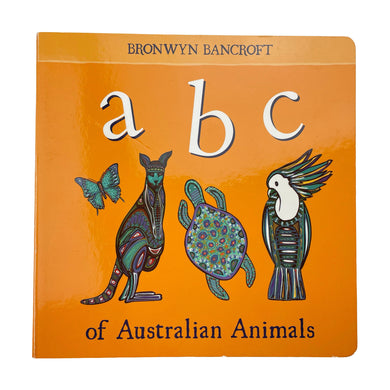 Books ABC of Australian Animals, by Bronwyn Bancroft, board book, EUC, size ,  