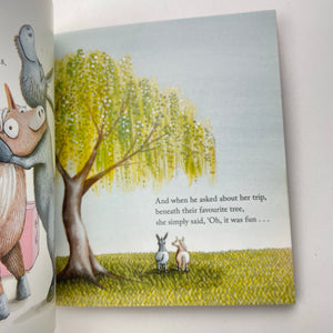 Books Thelma the Unicorn, by Aaron Blabey, paperback, GUC, size ,  