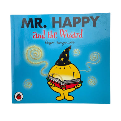 Books Mr Men, Mr Happy and the Wizard by Roger Hargreaves, paperback, GUC, size ,  