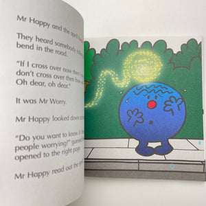 Books Mr Men, Mr Happy and the Wizard by Roger Hargreaves, paperback, GUC, size ,  