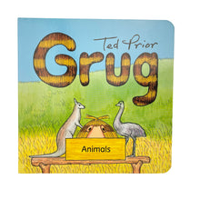 Load image into Gallery viewer, Books Grug, Animals by Ted Prior, boardbock, EUC, size ,  