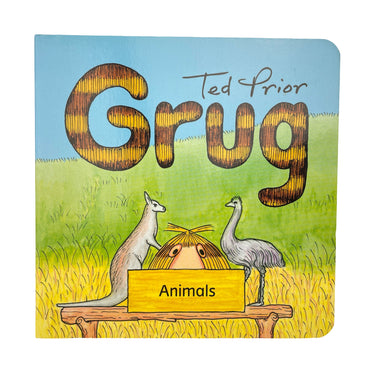 Books Grug, Animals by Ted Prior, boardbock, EUC, size ,  