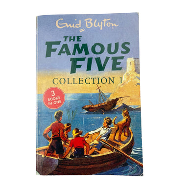 Books THE FAMOUS FIVE COLLECTION 1, by Enid Blyton, 3 in 1, paperback, FUC, size ,  
