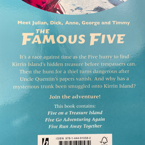 Books THE FAMOUS FIVE COLLECTION 1, by Enid Blyton, 3 in 1, paperback, FUC, size ,  