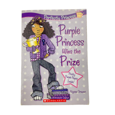 Books Perfectly Princess, Purple Princess Wins the Prize, by Alyssa Crowne, paperback, FUC, size ,  