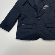 Load image into Gallery viewer, Boys Indie, navy cotton blazer / jacket, GUC, size 1,  