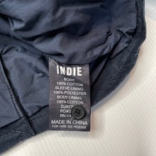 Load image into Gallery viewer, Boys Indie, navy cotton blazer / jacket, GUC, size 1,  