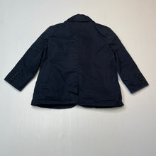 Load image into Gallery viewer, Boys Indie, navy cotton blazer / jacket, GUC, size 1,  